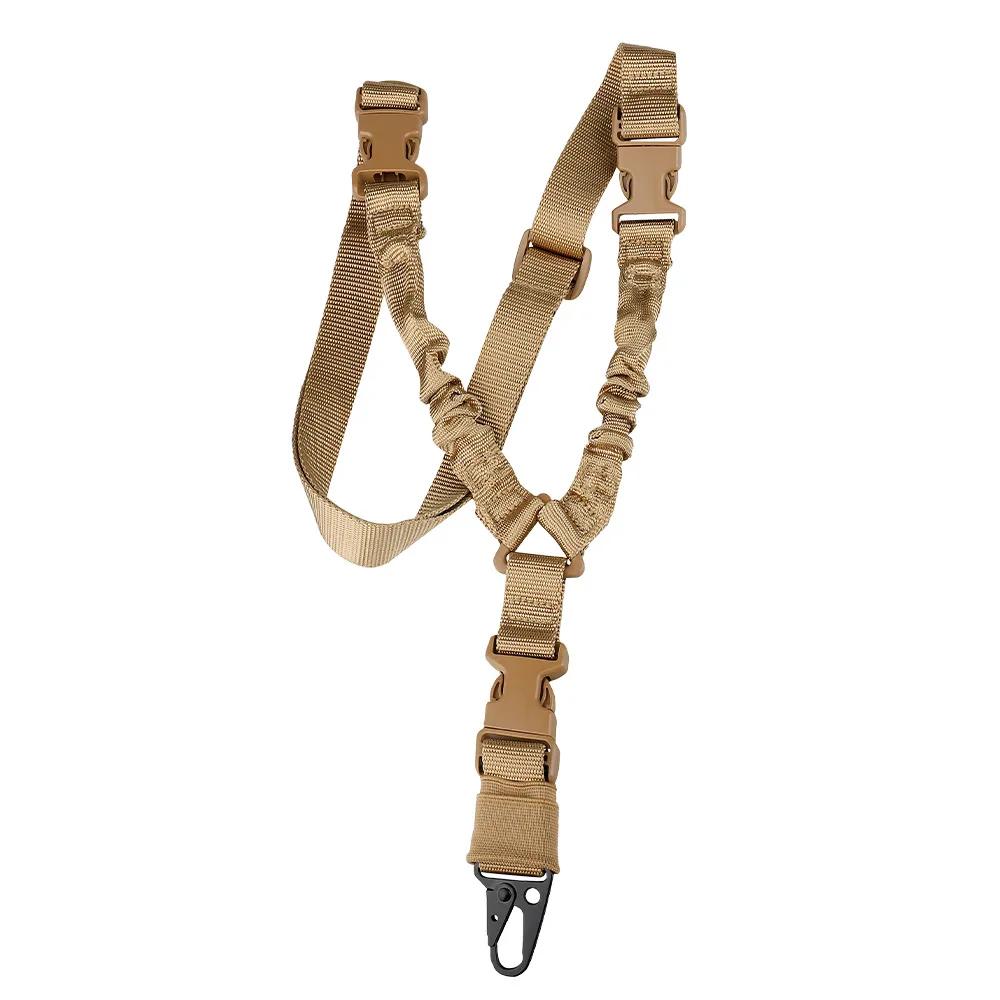 Tactical Gun Sling Tiro Militar Ajustável 3 Ponto Bungee Airsoft Rifle Strapping Belt Caça Caminhadas Acessórios - Image 1