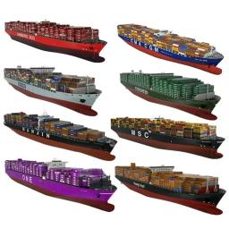Modelos De Navio Recipiente Acabado Exquisite, modelo De Navio De Transporte, ornamentos De Alta Qualidade, Presentes Personalizados, Coleção - Image 4