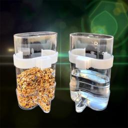Dispensador água para pássaros, gaiola automática, alimentador água para pássaros, acessório gaiola, recipiente para - Image 5