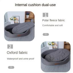 Sofá-cama impermeável e anti-ácaro para cães e gatos, Tapete resistente à mastigação, Resistente ao desgaste, Tecido Oxford, À prova de vazamento, Anti-murine In - Image 4