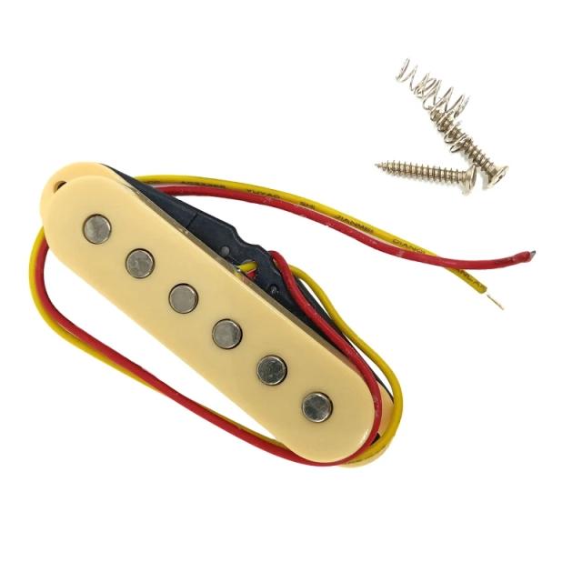 Kit de Substituição para Guitarra Elétrica Strat com Captadores Single Coil de Alta Saída para 6 Cordas