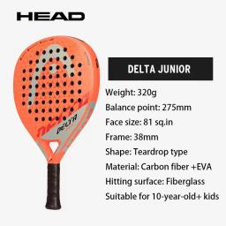 Raquete De Tênis De Cabeça Com Fibra De Carbono, Série BOLT, Gaiola De Padel - Image 3