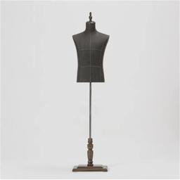 Manequim de Costura Ajustável para Arte Pano Masculino, Metade Comprimento Terno Modelo Do Corpo, Calças Bracket Display, Armazenar Base De Madeira, D146 - Image 2