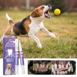 Gel reparador de dentes orais para animais de estimação, dentífrico natural para cães, dentífrico natural para cães e gatos, ambientador de respiração para gatos, 1pc - Image 2