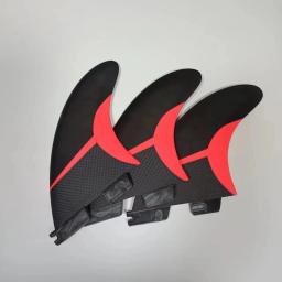 FCS1 FCS2 FUTURE Red Surfboard Fin para esportes aquáticos, feito de fibra de vidro Honeycomb, acessórios de praia, apto para G3, G5, G7 - Image 5