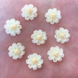 120 peças resina 13mm flor 3d enfeite de pedra com parte traseira lisa faça você mesmo artesanato para scrapbook r92 * 3 - Image 6