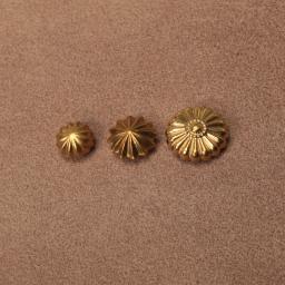 Pano de bronze e fecho de moeda para bolsa fivela de prego botões de metal acessórios de couro artesanal saco de artesanato - Image 4