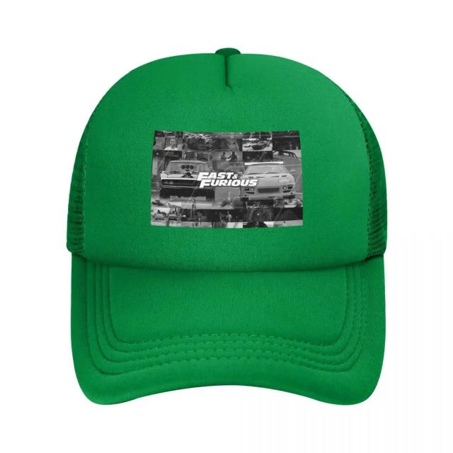 Boné Snapback Rápido e Furioso 2024 Moda Casual Respirável