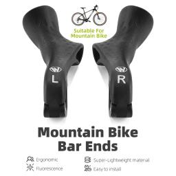 Wskeji barra de bicicleta termina design ergonômico mountain bike guiador 22.2mm náilon alça interna apertos mtb capa alça extensor - Image 5