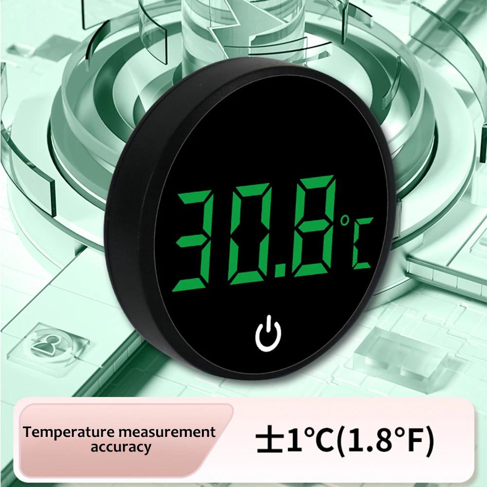 Termômetro de aquário com display LED, medidor de temperatura do aquário, botão embutido, bateria - Image 1