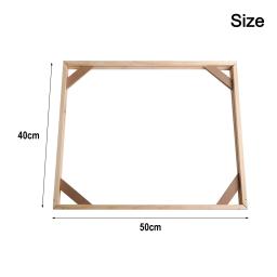 1 pçs diy quadro para pinturas em tela quadro de madeira para cartazes impressões imagem decoração moldura de madeira álbuns de imagem decoração de casa - Image 5
