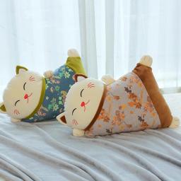 Travesseiro de gato da sorte estilo japonês, decoração de casa, sofá, costas, escritório, assento, cintura, macio, pelúcia, boneca, presente - Image 6
