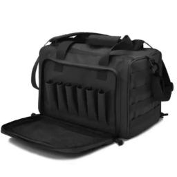Bolsa tática para alcance de armas, bolsa de luxo para tiro com pistola, bolsa tática para pistolas e munições, bolsa de competição - Image 4