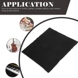 12 pçs violino instrumento musical pano de limpeza micro fibra panos preto violoncelo clarinete guitarra mais limpo - Image 4