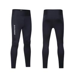 Homem 2-3mm neoprene wetsuit calças isolamento térmico à prova de frio proteção solar natação surf wading mergulho leggings - Image 1