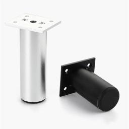 Ajustável espessado alumínio liga pés, Metal Móveis pernas, TV Cabinet Support, cama, pé sofá com parafusos, 6-40cm, 1Pc - Image 3