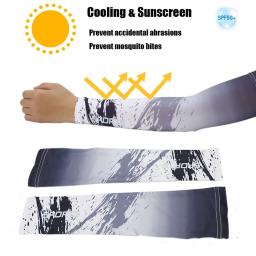 Cooling Arm Sleeves Capa, esportes, corrida, proteção solar UV, ao ar livre, voleibol, pesca, ciclismo, tatuagem legal, 2pcs - Image 4