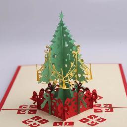 3d pop up santa cartões de casamento cartões de natal convites de festas presentes de ano novo cartão de aniversário presentes cartão postal - Image 3