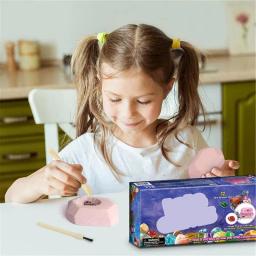 Gemstone Dig Kit para Crianças, Brinquedos de Mineração de Cristal, Kit Ciência DIY, Pedra Gema e Coleção Mineral, Pedras Preciosas, Presente - Image 5