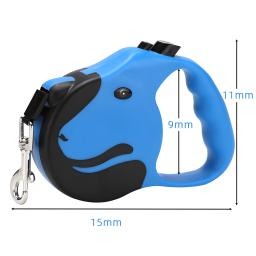 Trela do cão retrátil, trator telescópico automático, fita pet, durável e conveniente, alça antiderrapante, Suitab, 10 pés - Image 2