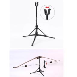 Tiro com arco dobrável automático suporte de aço inoxidável resistente para arco recurvo longbow takedown arco - Image 6