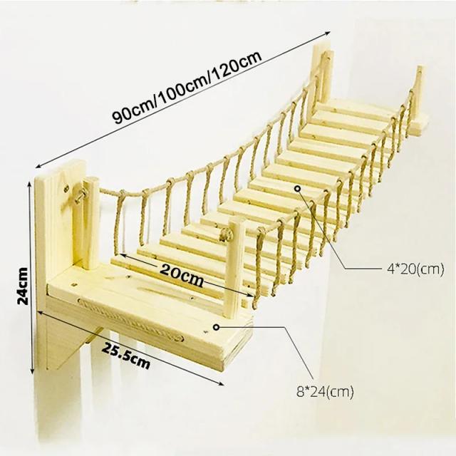 Árvore de Escalada para Gatos: Mobiliário Divertido e Funcional com Rede de Sisal e Escadas para Brincar e Arranhar