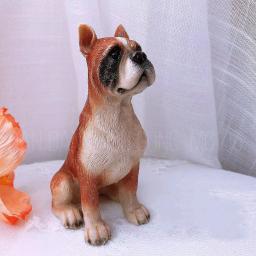 Molde de silicone para cachorro de resina 3d, criativo, animal, ornamento de carro, modelo de cachorro realista, design 3d stafford terrier, moldes de resina epóxi - Image 6
