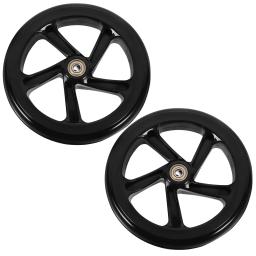 Rodas de scooter pu resistentes ao desgaste, 2 peças, rodas de substituição duráveis para kick scooter, skate, cadeira de rodas, roda de substituição - Image 6