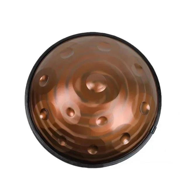 Handpan Drum Espiral de Aço: Instrumento Musical para Yoga e Meditação - 12 Notas em 432Hz e 440Hz - Presente Perfeito de Aniversário (22 Polegadas)