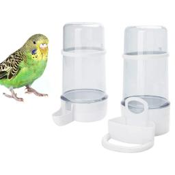 Alimentador de aves e água para animais de estimação gaiola de papagaio automático bebedor comida de pássaro tigela de água alimentador automático para gaiola 090c - Image 4
