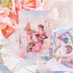 Planta vintage flor Material adesivo definido, Criatividade papel de fundo, DIY Diário Album Scrapbooking suprimentos, 32 pcs - Image 5
