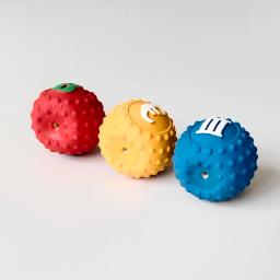Bolas De Borracha Interativas Para Animais De Estimação, Brinquedo Mastigável, Limpeza De Dentes, Cachorro, Cão, Gato, Limpeza De Dentes - Image 3