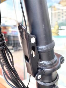 Dobrável fivela fixação braçadeira para E-Bik bicicleta, bicicleta elétrica dobrável haste, reparação parte, liberação rápida - Image 4