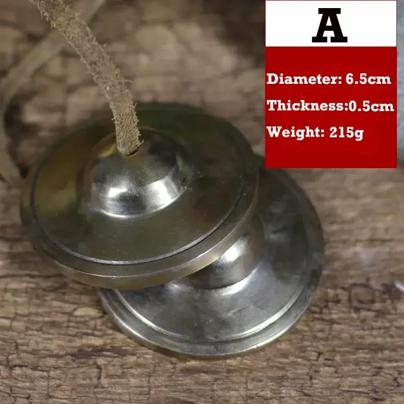 1pc tibetano sino handcrafted cobre sino para meditação yoga tradicional nacional instrumentos de percussão templo budista - Image 1