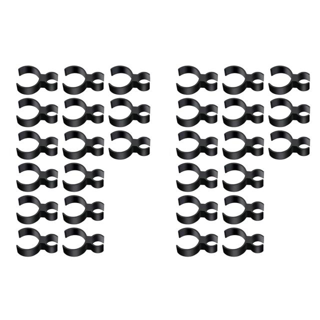 Conjunto de 30 Clips de Segurança com Brilho para Garrafa de Champanhe - Perfeito para Festas de Natal e Cerimônias de Casamento