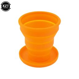 Portátil Silicone Retrátil Copa Dobrável com Tampa, Telescópico Dobrável Beber Cup, Viagem ao ar livre Copa da Água, 200ml - Image 4
