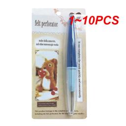 Conjunto de ferramentas de costura portátil, caneta agulha, combinação de 3 agulhas, feltro de lã, agulha múltipla, ferramentas de costura, 1-10pcs - Image 1