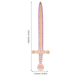 Esgrima infantil jardim de infância desempenho prop coroa ao ar livre cosplay crianças espumas espadas brinquedo - Image 4