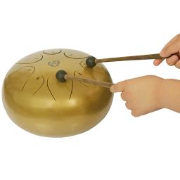 10 polegadas 8-tom de aço língua tambor zen práticas instrumento meditação exercício ferramentas aliviar o estresse percussão com acessórios - Image 4