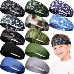 Headbands esportes para meninos e meninas, headbands elásticas para esportes, para o futebol, futebol, treino, corrida - Image 1