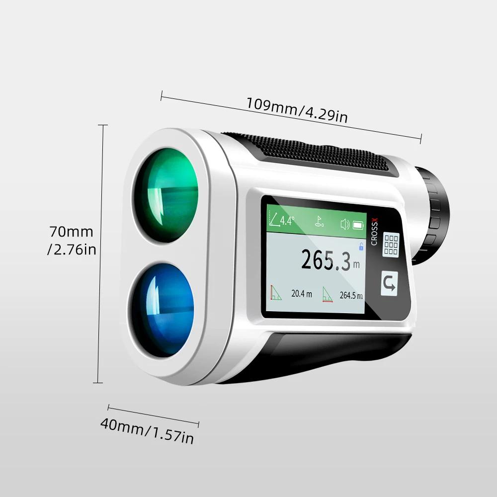 REVASRl 600 jardas telêmetro de golfe com compensação de inclinação bandeira bloqueio vibração tela HD transparente telêmetro laser para golfe - Image 1