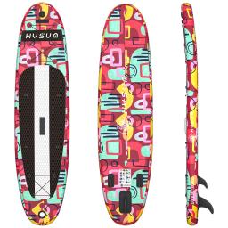 Prancha de Natação Inflável Double Layer Sup Surfboards Leash Portátil Sap Pad Deck Paddle Surf Board Para Esportes Aquáticos Para Surf - Image 6