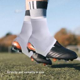Super Macio Alta Elástica Deslizamento Chuteiras De Futebol Resistentes, Chuteiras De Futebol, Cor Sólida Acessórios Esportivos, 1 Par - Image 1