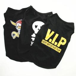 Camisas do cão para cães pequenos menino animal de estimação impresso roupas com letras engraçadas verão masculino roupas do cão macio respirável pet tshirts outfits - Image 2