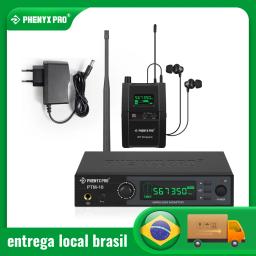 Sistema de monitoramento estéreo sem fio intra-auricular Phenyx Pro PTM-10 Sistema IEM Banda de frequência de 900 MHz/500 MHz para palestras em palco - Image 1