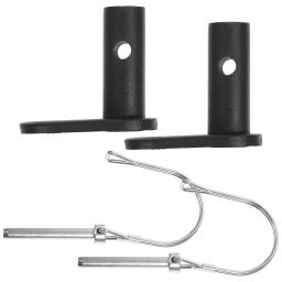 2 pçs durável aço bebê pet carrinho acessórios engate bicicleta reboque acoplador adaptador ciclismo universal reboque da bicicleta - Image 5