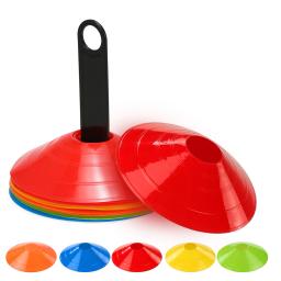 Cone de Disco de Agilidade para Treinamento Multi Esportivo, Cones Espaciais com Suporte de Plástico, Suporte para Futebol, Futebol, Jogo, 15 PCs, 25PCs - Image 1