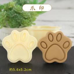 Molde plástico do biscoito do animal de estimação, desenhos animados, pata do gato, osso do cão, perna de galinha, petisco caseiro do cão do peixe pequeno, molde do cozimento DIY, PLA - Image 6