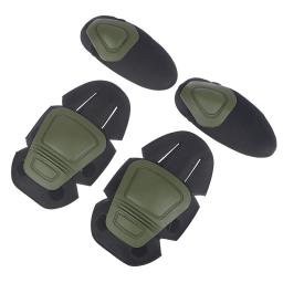 Sapo tático terno joelheiras e cotovelo apoio, Paintball Airsoft joelheira interpolado protetor de joelho, conjunto de camuflagem, 1 par - Image 2