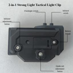 Vista peças táticas crianças brinquedo arma acessórios lanterna escopo montagem 20mm ferroviário - Image 6